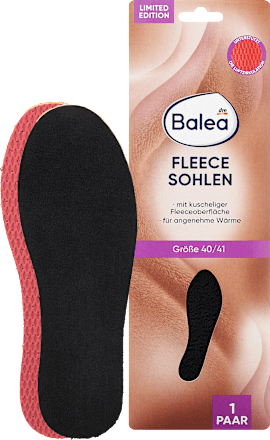 Einlegesohlen Fleece Gr. 40/41 Balea