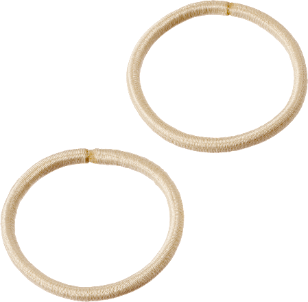 Gumki do włosów w kolorze blond ebelin