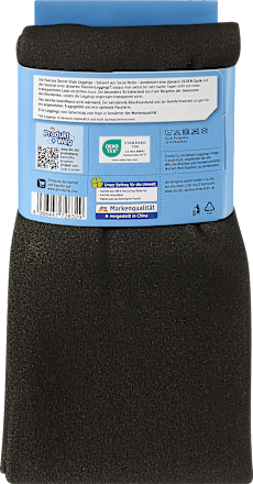 Leggings Secret Style mit Innenfleece & Transparent-Optik schwarz Gr. 38/40 Fascino
