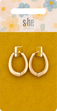 Creolen Ohrstecker gold (1 Paar) (Inaktiv)  SHE