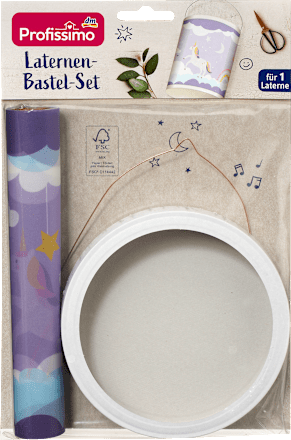 Сет за фенер, 4 части, 3+г, различни цветове/мотиви Profissimo