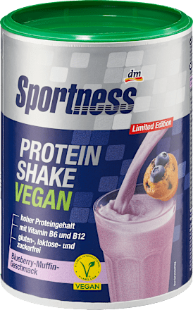 Proteinpulver Vegan Blueberry-Muffin-Geschmack Sportness