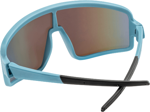Sonnenbrille Kids Sport hellblaues Gestell mit verspiegelten Scheiben SUNDANCE