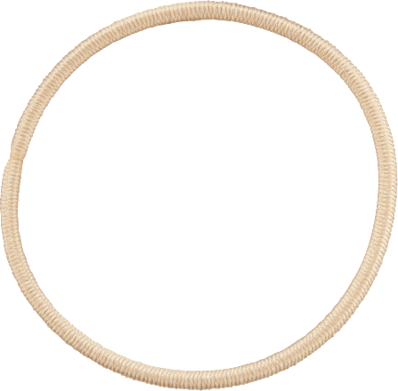 Haargummis dünn blond ebelin