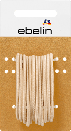 Haargummis dünn blond ebelin