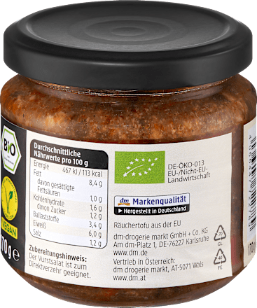 Brotaufstrich, vegane Vurstsalat Alternative dmBio