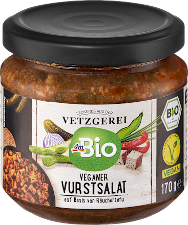 Brotaufstrich, vegane Vurstsalat Alternative dmBio