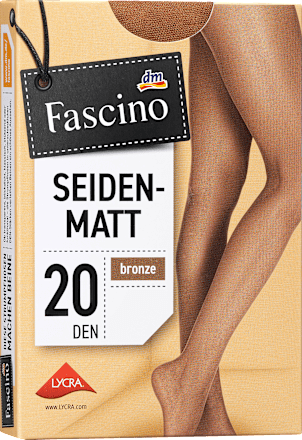 Strumpfhose seidenmatt bronze Gr. 38/40, 20 DEN Fascino