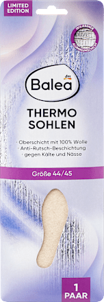 Einlegesohlen Thermo Gr. 44/45 Balea