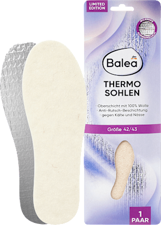 Einlegesohlen Thermo Gr. 42/43 (1 Paar) Balea