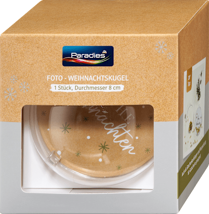 Foto Weihnachtskugel Jumbo Paradies