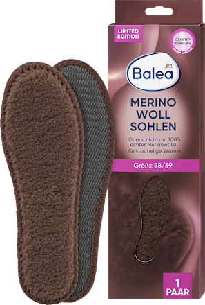 Einlegesohlen Merino Gr. 38/39 Balea