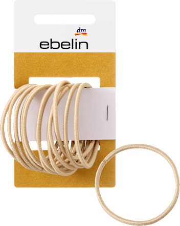 Haargummis dünn, blond ebelin