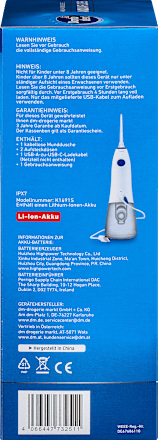 AQUAFLOSS električni irigator za usta, model: K1691S Dontodent