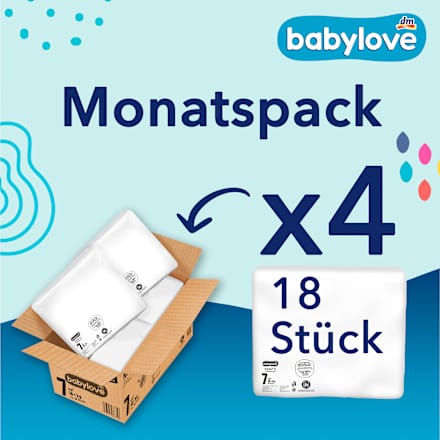Baby Pants Premium Gr. 7 XXL (18+ kg), Monatsbox babylove