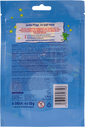 Geschenset Kinder Badezusatz Badefizzer (4x50 g) SauBär