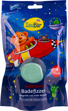 Kinder Badezusatz Badefizzer Eiszauber SauBär