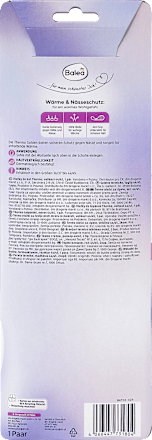 vložky do bot Thermo, velikost 44-45, 1 pár Balea