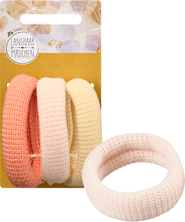 Haargummis breit Langhaarmädchen