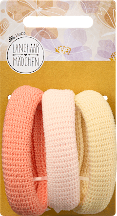 Haargummis breit Langhaarmädchen