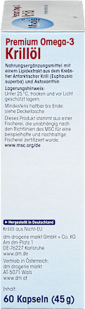 Omega-3 krillolaj étrend-kiegészítő kapszula, 60 db Mivolis
