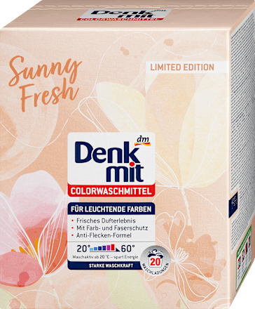 Colorwaschmittel Pulver Sunny Fresh Denkmit