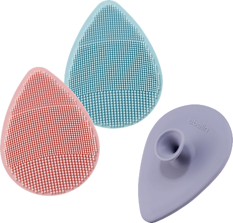 Pad per detersione viso e pennelli assort. ebelin