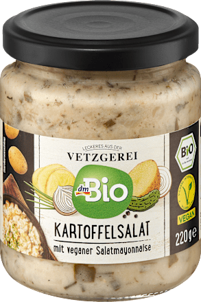 Kartoffelsalat mit veganer Mayonnaise dmBio
