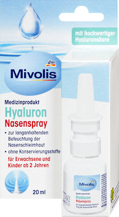 Spray nasale con acido ialuronico Mivolis