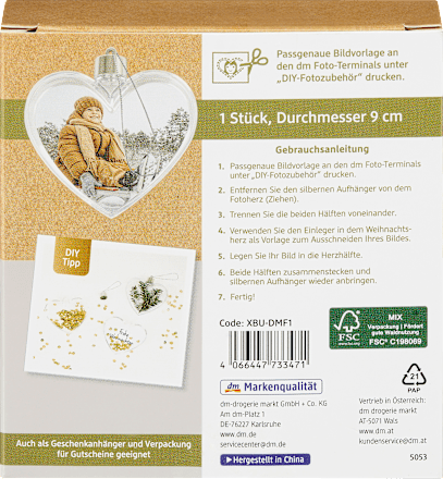 Foto Weihnachtsherz  Paradies