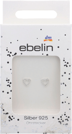Ohrstecker Silber 925 Herz (1 Paar) ebelin