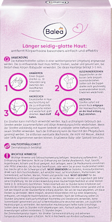 depilační voskové pásky bikiny  Balea