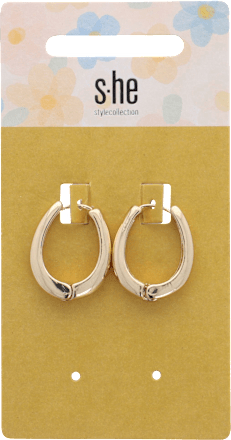 Creolen Ohrstecker gold (1 Paar) (Inaktiv)  SHE