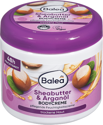 Cremă de corp unt de shea & ulei de argan Balea