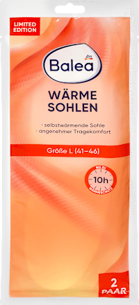 BaleaEinlegesohlen Wärme Gr. 41-46 (2 Paar), 4 St