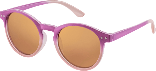 Sonnenbrille Kids pinkes Gestell mit verspiegelten Scheiben SUNDANCE