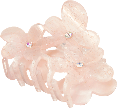 Haarklammer Blume rosé ebelin