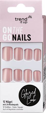 umělé nehty On the Go Nails Glazed Look trend !t up