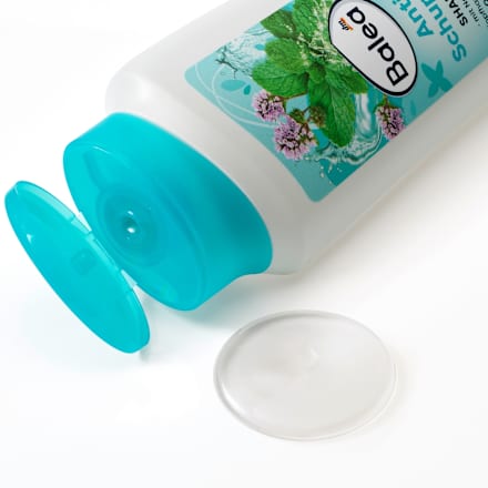 Korpásodás elleni sampon korpás és száraz fejbőrre, nanamenta illattal Balea