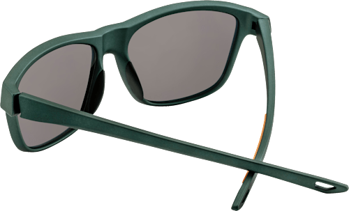 Sonnenbrille Erwachsene grünes Metallic-Gestell, verspiegelte Gläser SUNDANCE