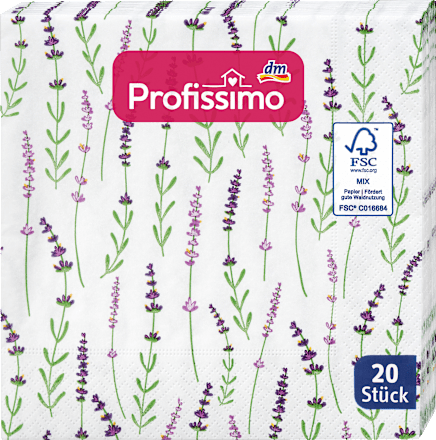 Servietten "Lavendel" (33x33 cm) Profissimo