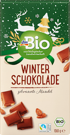 Bio čokolada s karameliziranimi mandlji dmBio
