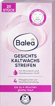 Kaltwachsstreifen Gesicht Balea