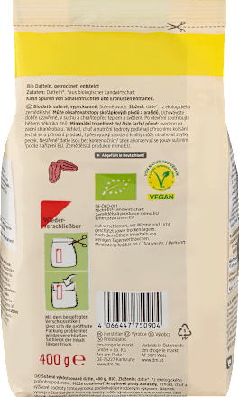 Bio sušeni datlji, brez koščic dmBio