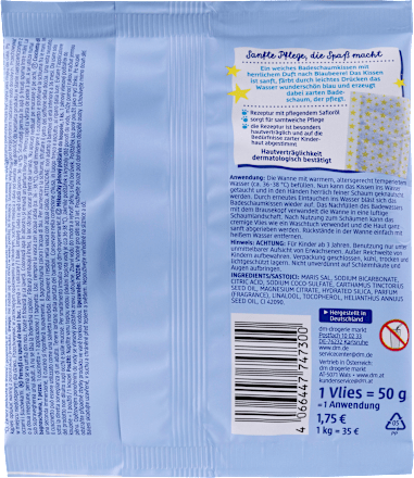 Pernă cu spumă de baie SauBär