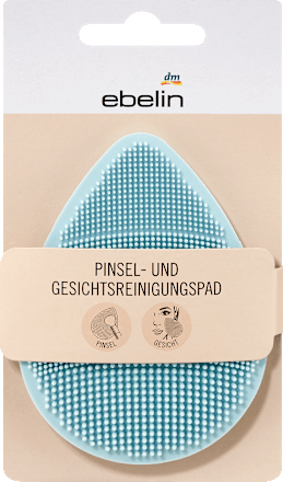 Pinsel- und Gesichtsreinigungspad ebelin
