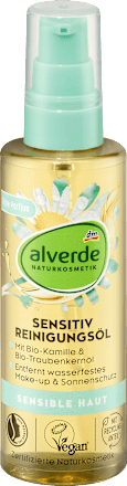 Ulei de curățare sensibil cu extract mușețel organic și semințe de struguri alverde NATURKOSMETIK