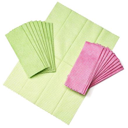 Živobarvne rokavice iz naravnega lateksa Komfort (2 para), srednje Profissimo