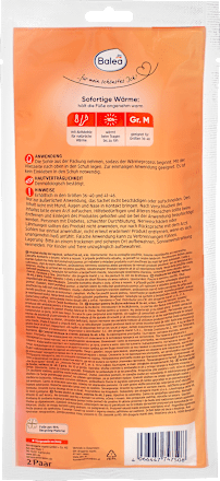 Grelni vložki za čevlje, velikost 36-40 (2 para) Balea