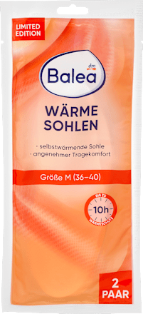Termo ulošci za cipele, veličina M (36-40), 2 para Balea